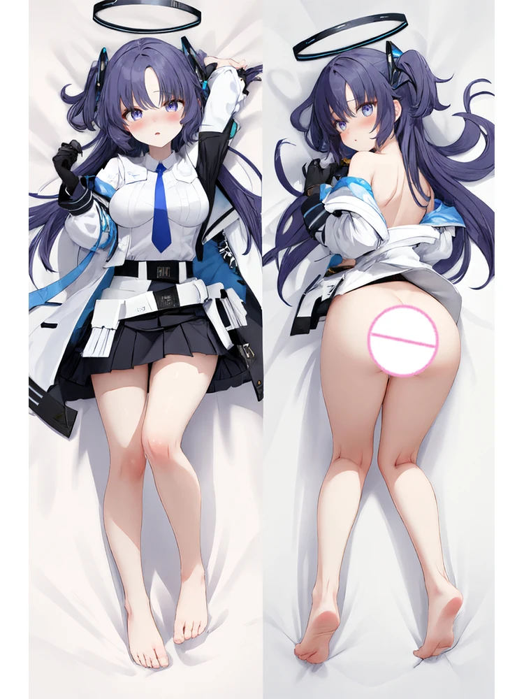 

Dakimakura Anime Pillow Cover Hayase Yuuka Double Sided Print Life-size Body