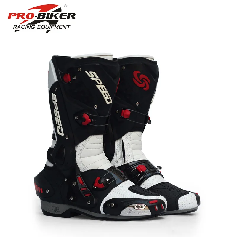 Riding Tribe Motorcycle Riding Boots MEN Protective Riding Shoes Off-road Racing Anti-Fall Function Motorcycle Waterproof Boots