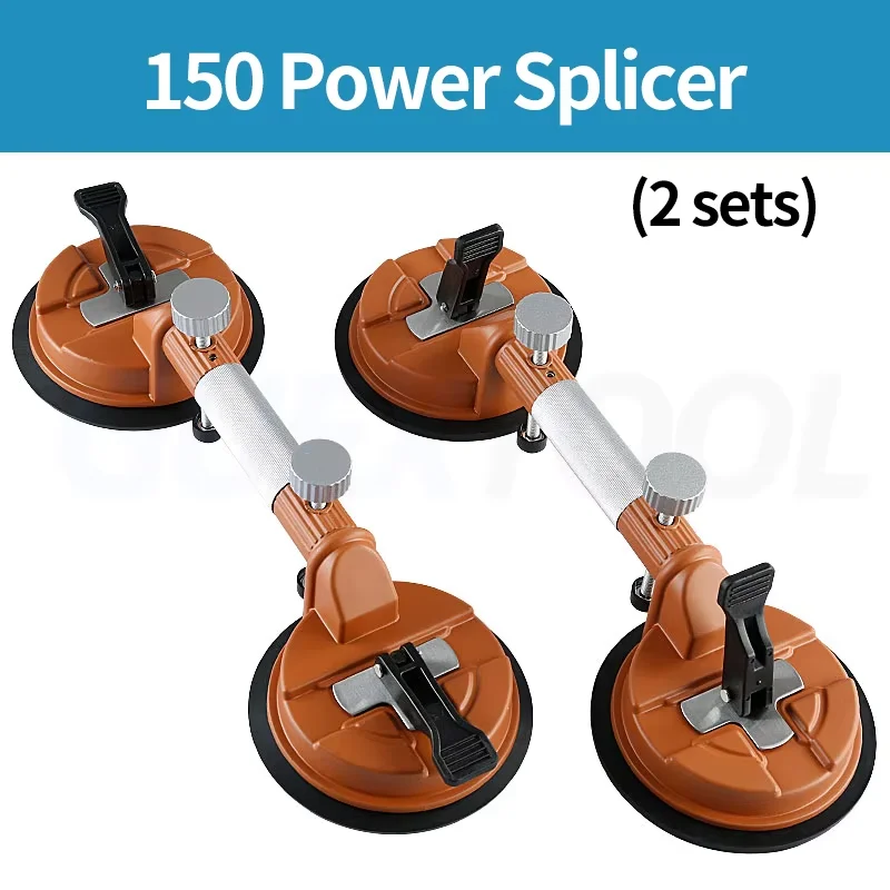 Table Top Tensioner Tile Suction Cup Leveling Tool Granite Seamless Fixator Tile Tension Clamp Double Suction Cup Tiling Machine