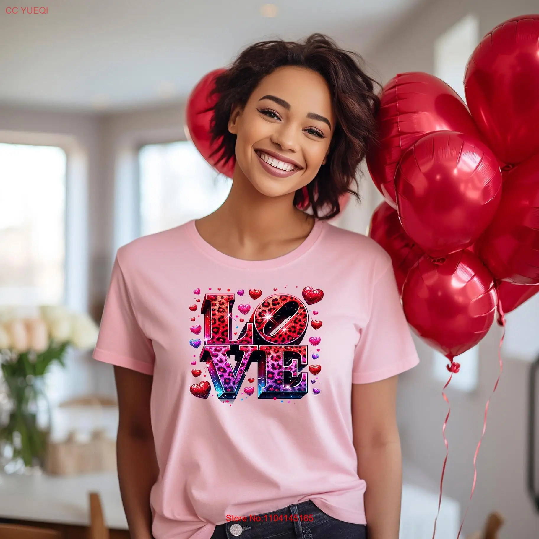 

Love HearT T Shirt Valentine's Valentines Day Valentine long or short sleeves