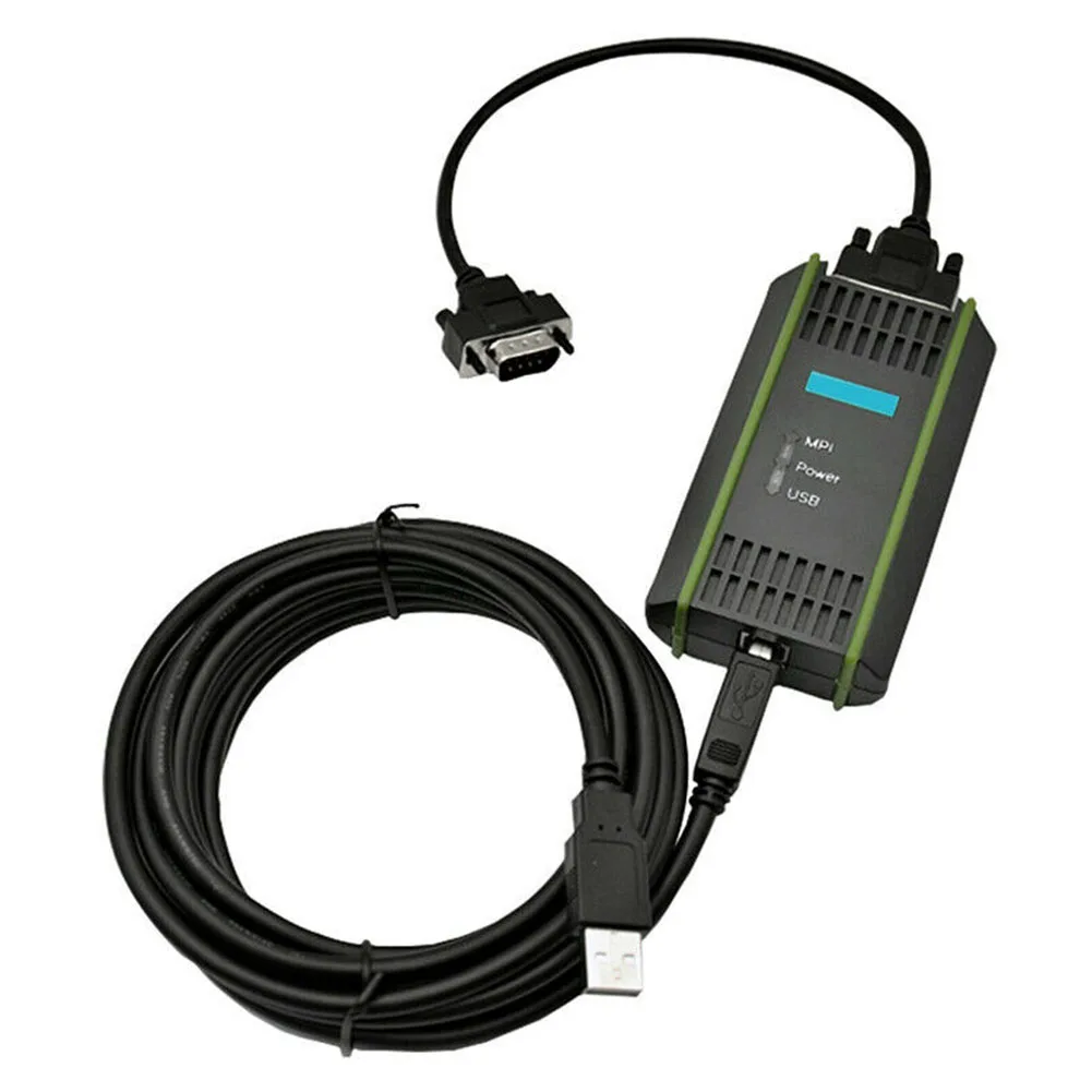 USB-MPI Programming Cable for Siemens S7 PLCs Featuring Overcurrent Self-Recovery and 60V RS485 Port Voltage Tolerance