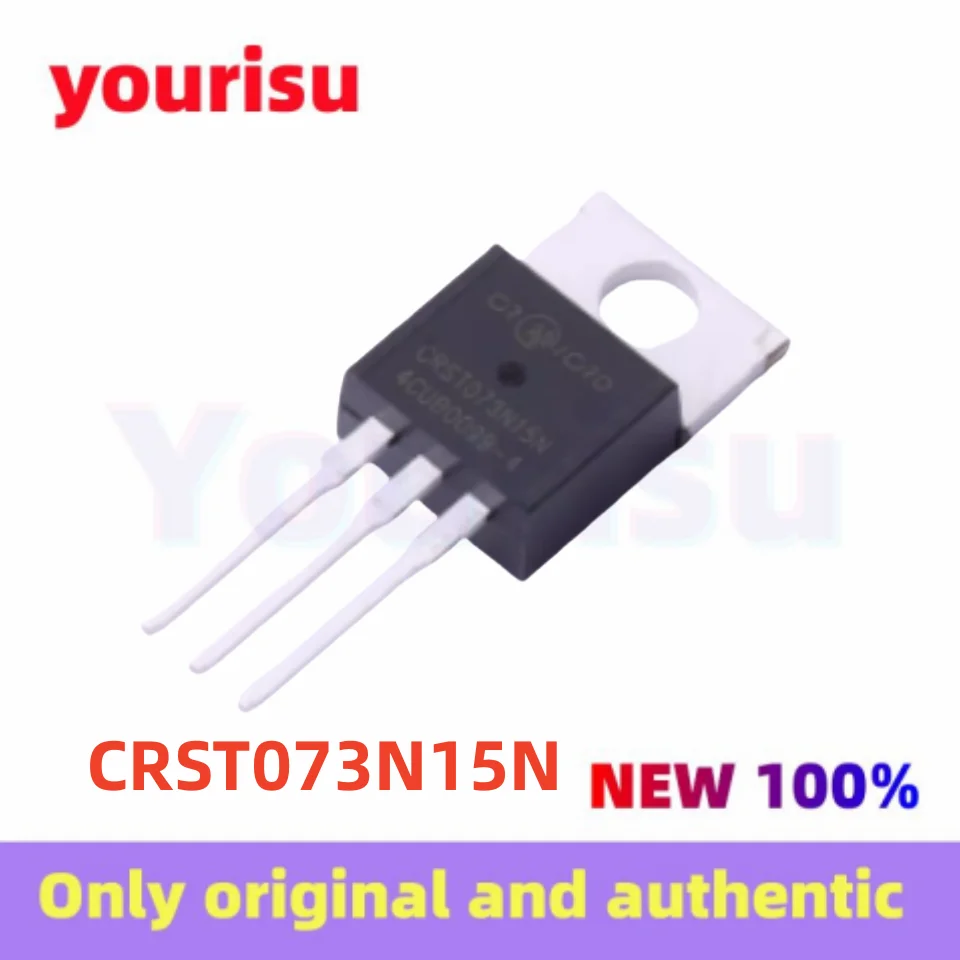 10Pcs/Lot Original Genuine CRST073N15N CRST073N15 073N15 TO-220 150V160A Field Effect Transistor N-channel MOS Transistor