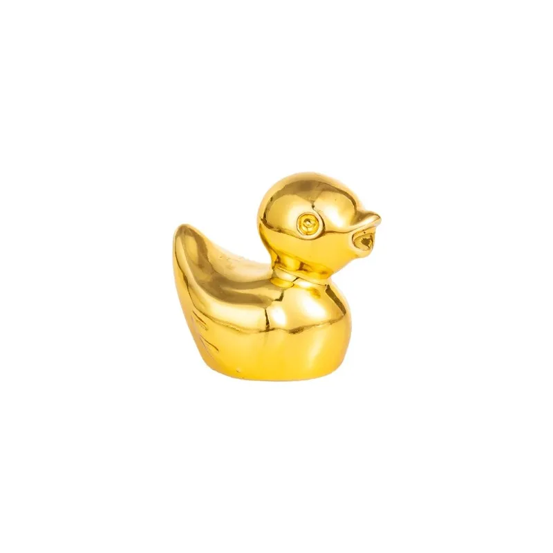 20pcs Mini Golden Ducks|Mini Yellow Duck Statues,Loose Ducklings|Ideal for Crafts,Doll House Decorations,Fairy Garden Landscapes