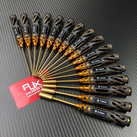 RJXHOBBY Gold Super Hard HSS titanium plated Allen wrench Screwdrivers Tools Kit 1.5 2.0 2.5 3.0 4.0 mm for RC Model Airplane