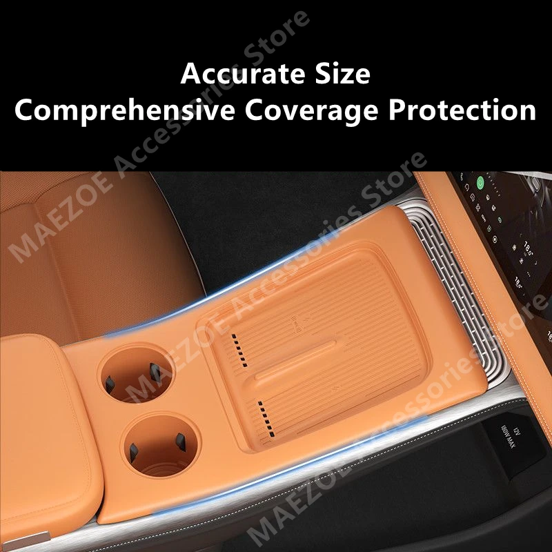For XPENG G9 24-26 Silicone Pad For Central Control Panel,Car Interior Decoration Modification Accessories Refit