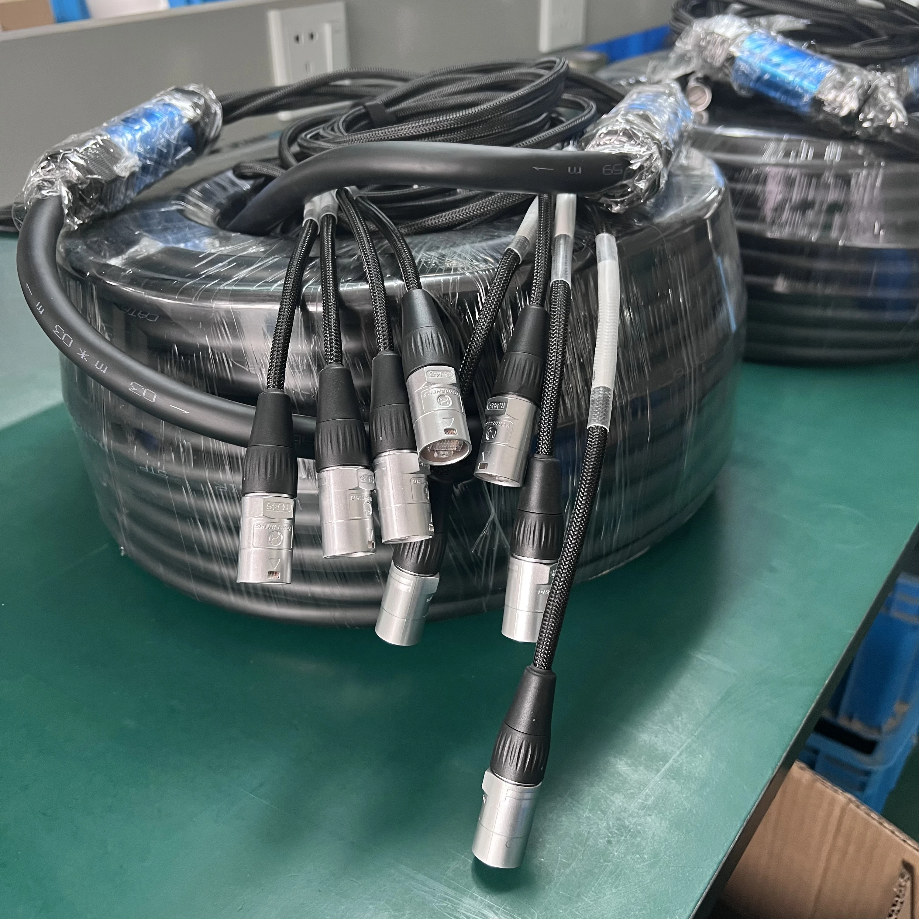 ABCCABLS Factory New Product Multicore Network CAT6A Cable 50M OEM UTP RJ45 Connector CE/RoHS Certified