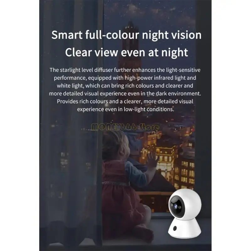 F62C 1080p كاميرات WiFi الأمنية للأمن المنزلي ، في الهواء الطلق اللاسلكي مع اكتشاف الحركة ، الأضواء/إنذار صفارات الإنذار ، حديث