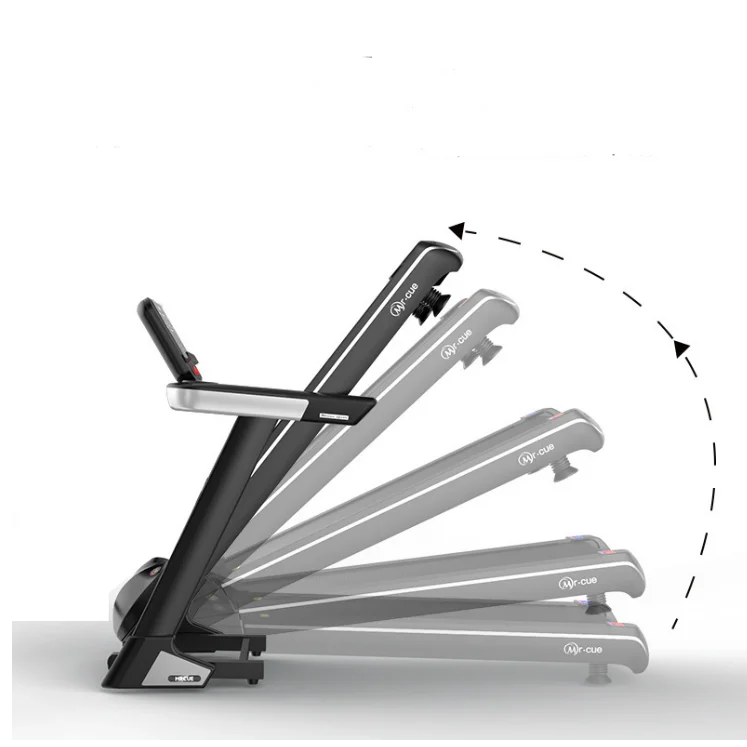 جهاز سير كهربائي منزلي قابل للطي، جهاز سير فائق الهدوء، جهاز مشي بشاشة كبيرة، معدات اللياقة البدنية