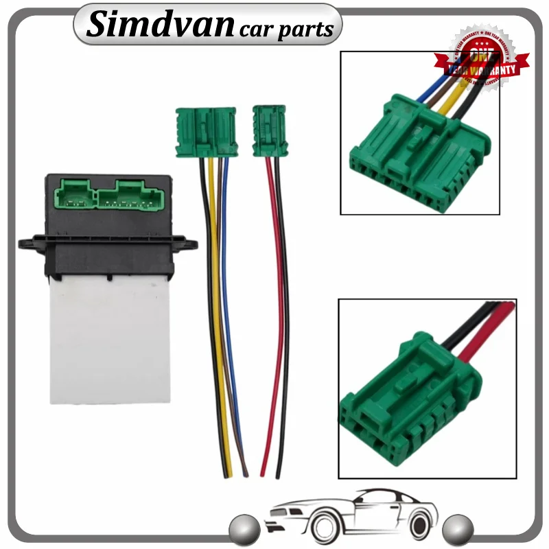 6441L2 7701207718 7701048390 F657165M 6441.L2 Heater Blower Motor Resistor For Renault Megane Scenic Clio PEUGEOT 207 607