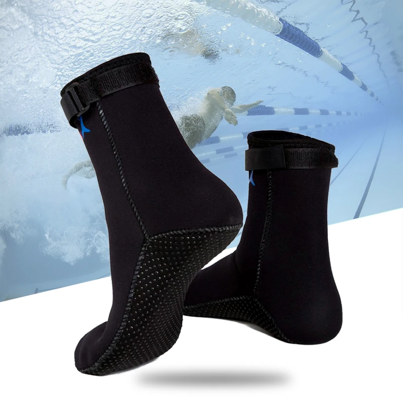 

3mm Neoprene Men Women Teens Diving Socks Anti-Scratch Non-slip Water Sport Shoes Scuba Snorkeling Surfing Swimming Boots