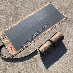 Flexible rollable solar panel charge for power banks