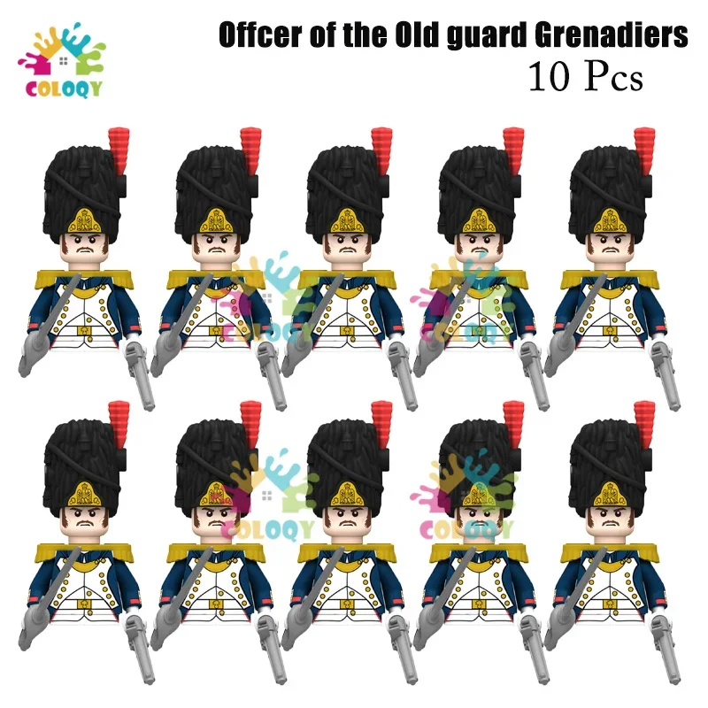 Kinderspielzeug 22/10 Stück Napoleonische Kriege Militär General Soldat Bausteine Imperial Navy Figuren Spielzeug für Kinder Geburtstagsgeschenke