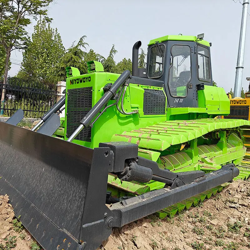 80HP Small Tracked Dozer Bulldozer Earthmoving Machine Compact Equipment for Construction Site Job Building Foundation Use