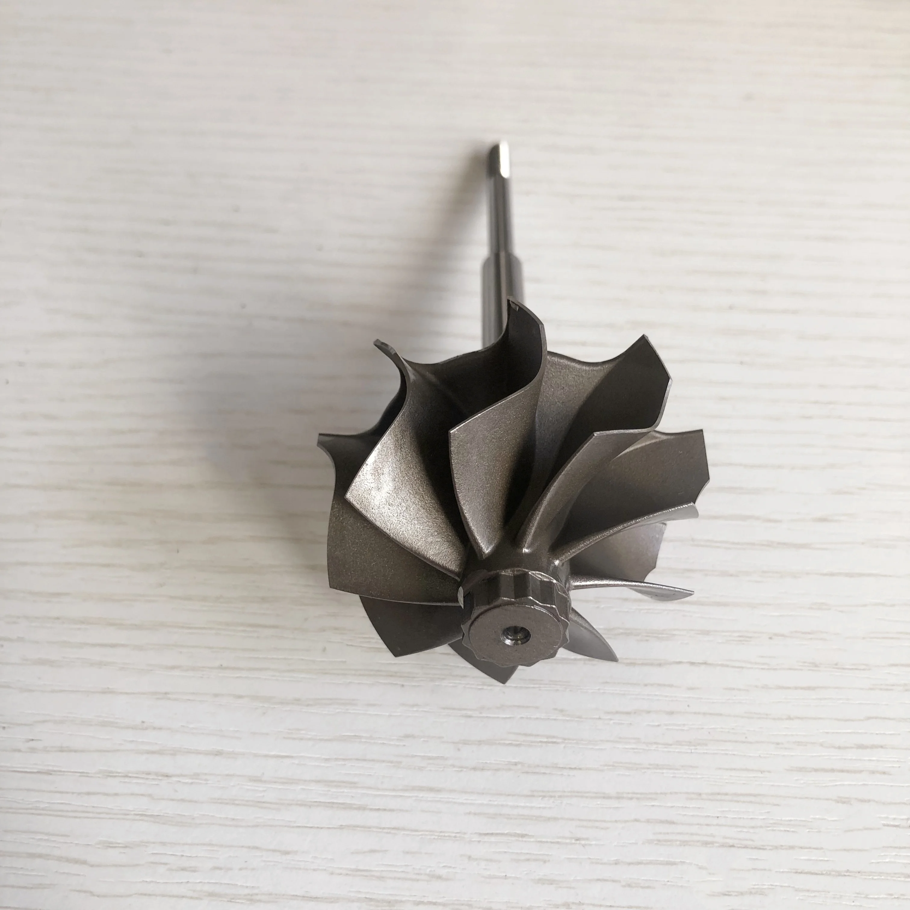RHF5 IS38 Reverse 50.48/57.4mm 9 Blade ES3086203 / 06K145722H / 06K145722A / 06K145725S Turbo Shaft / Turbine Wheel