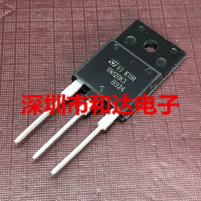 10PCS/Lot 6N120K3 STFW6N120K3   TO-3PF 1200V 6A   New And Imported Original 100%Test In Stock