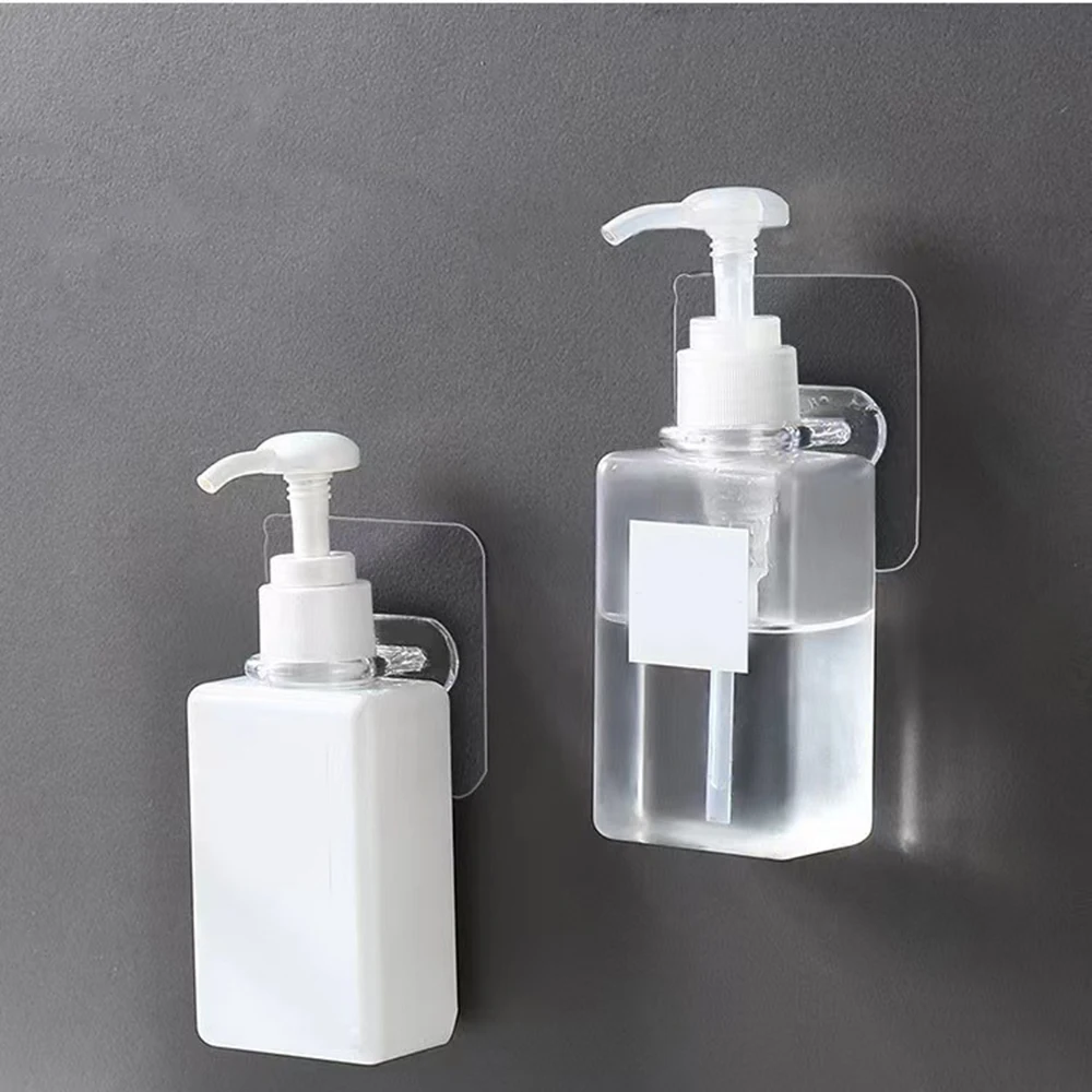 Adhesive Spray Bottle Hooks Wall Mounted Hanging Ring for Curtain Rod Holder Kitchen Storage Accessories Heavy Duty NIN668