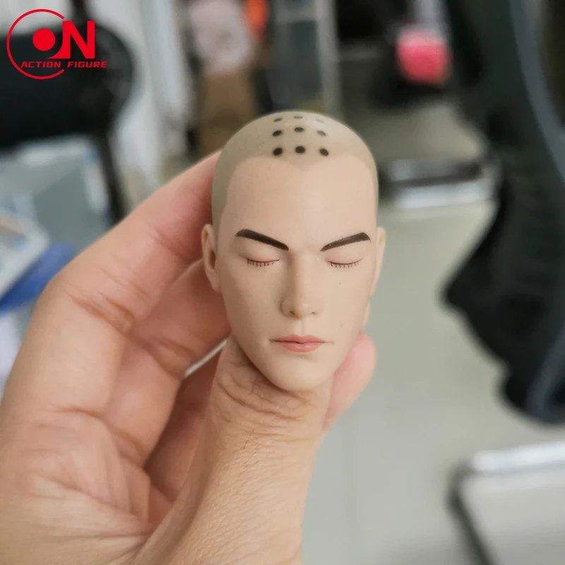 1/6th ذكر رئيس نحت 3 نسعات عيون مفتوحة ومغلقة الراهب المقدس رئيس النحت للذكور 12 بوصة دمية عمل أرقام #4