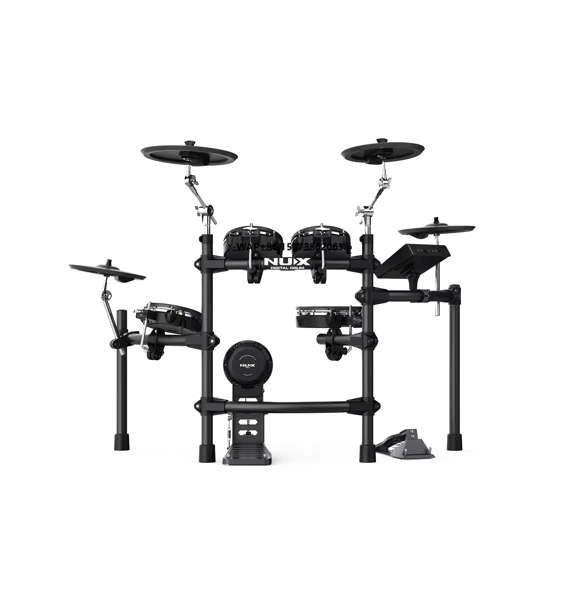 NUX DM-7X Electric Drum Set Portable Self-sampling Preset Drum Kits 5 Types of Coaching Functions Professional