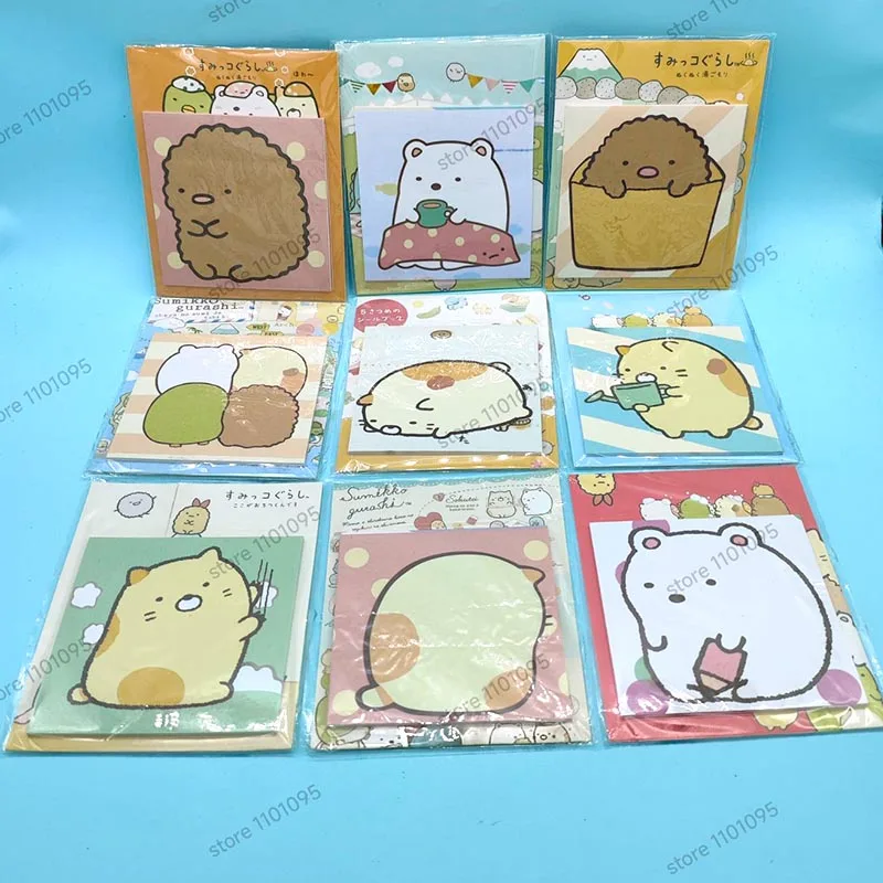Sumikko gurashi-Sticky Notes, Kawaii Papelaria Etiqueta, Sticky Notes, Notepad Planner, Sticker Post, Material Escolar, 20 pcs por lote