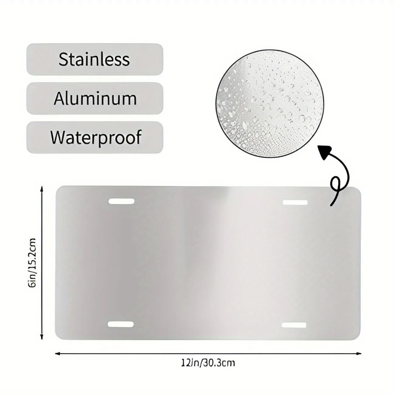 لافتة معدنية معاصرة من الألومنيوم - لوحة اسم مخصصة ونص مخصص (ديكور عطلة عالمي، لا حاجة للكهرباء).