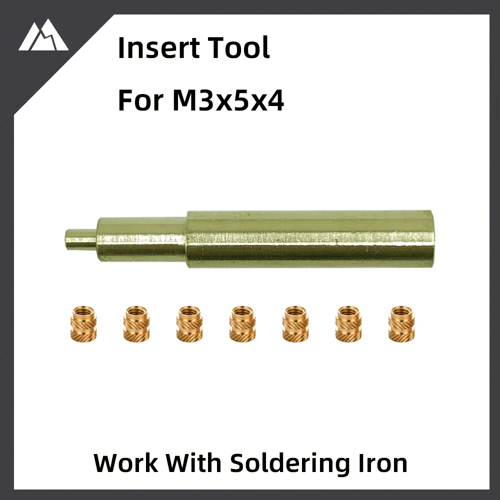 Insert Tool For M3x5x4 Brass Insert Work with Electric Iron Insert Install Tool