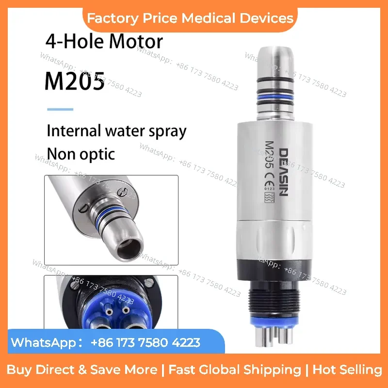 2026 Laboratory Micro Motor for Contra Angle and Straight Handpiece 4hole Inner Water Spray air Motor fastshipping