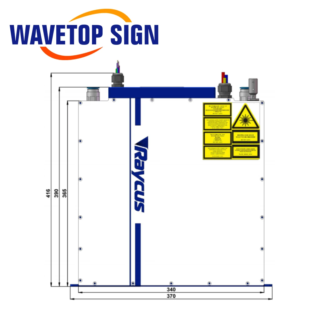 Волоконный лазерный источник WaveTopSign Raycus Global-Series RFL-C020H-CE / RFL-C025H-CE 1500 Вт 2000 Вт для ручных сварочных аппаратов