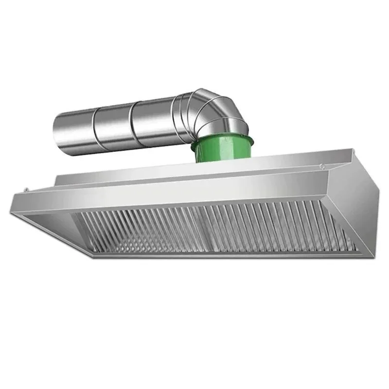 Thickened stainless steel fume hood  commercial kitchen restaurant canteen household strong suction purification range hood hood