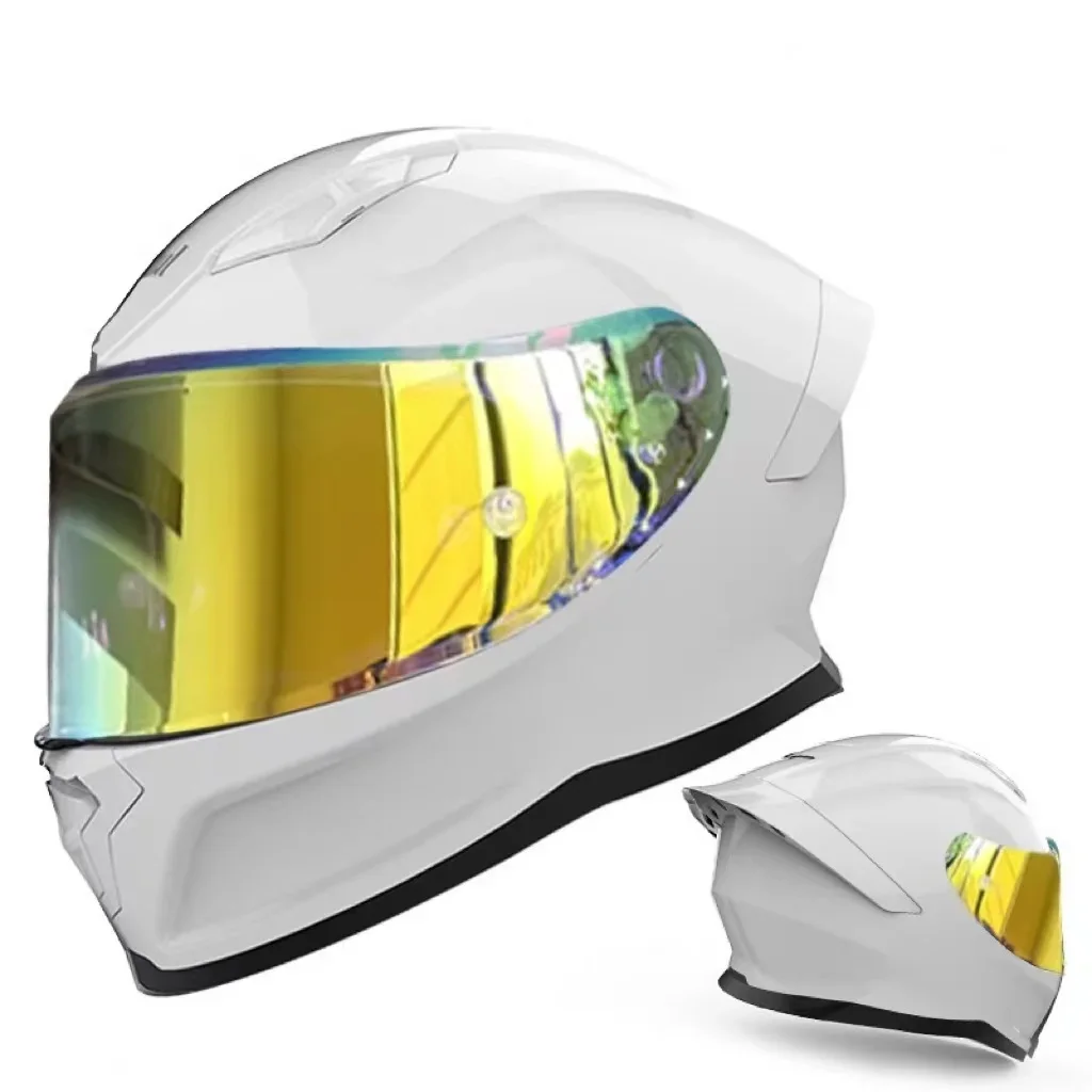 Multiple Collocation Stylish Youth Personality Tail Wing Safety Riding Motorcycle Accessories Helmet Glass Fiber Helmet