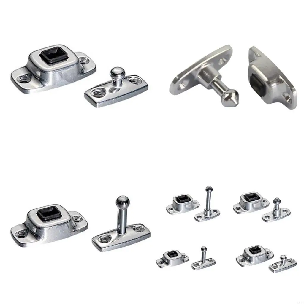6XDF Aluminum Door Stoppers for Securing Vehicle Door Prevent Accidental Closure