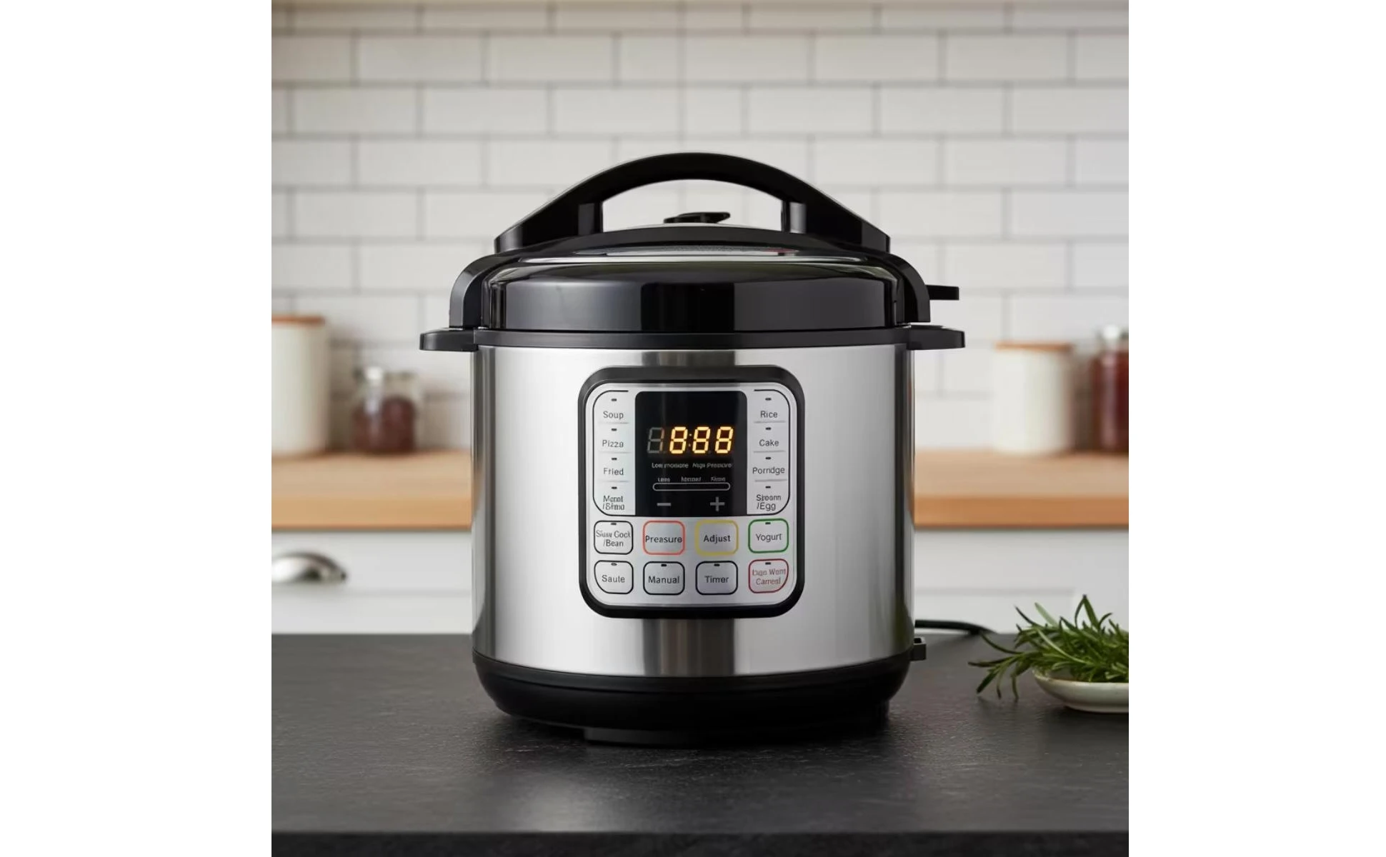 Electric Pressure Cooker Stainless Steel Pressure Cooker with Removable Pot Multicooker Compact Appliance Safe for Home Cooks Electric Pressure Cooker Stainless Steel Pressure Cooker with Removable Pot Multicooker Compact Appliance Safe for Home Cooks