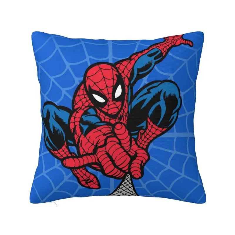 

Custom Spider Man Spider Superhero Square Pillow Case Home Decorative 3D Double-sided Print Cushion Cover for Living Room