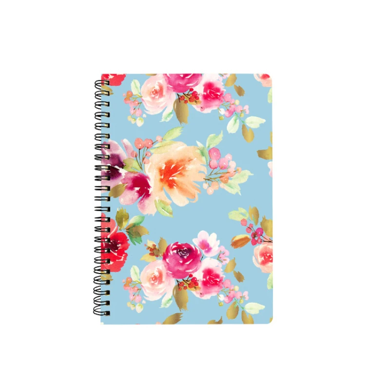 A5/A6 Notebooks with 80 Sheets of Inner Pages Vintage Flowers Books for Girls Women Students Office Stationery