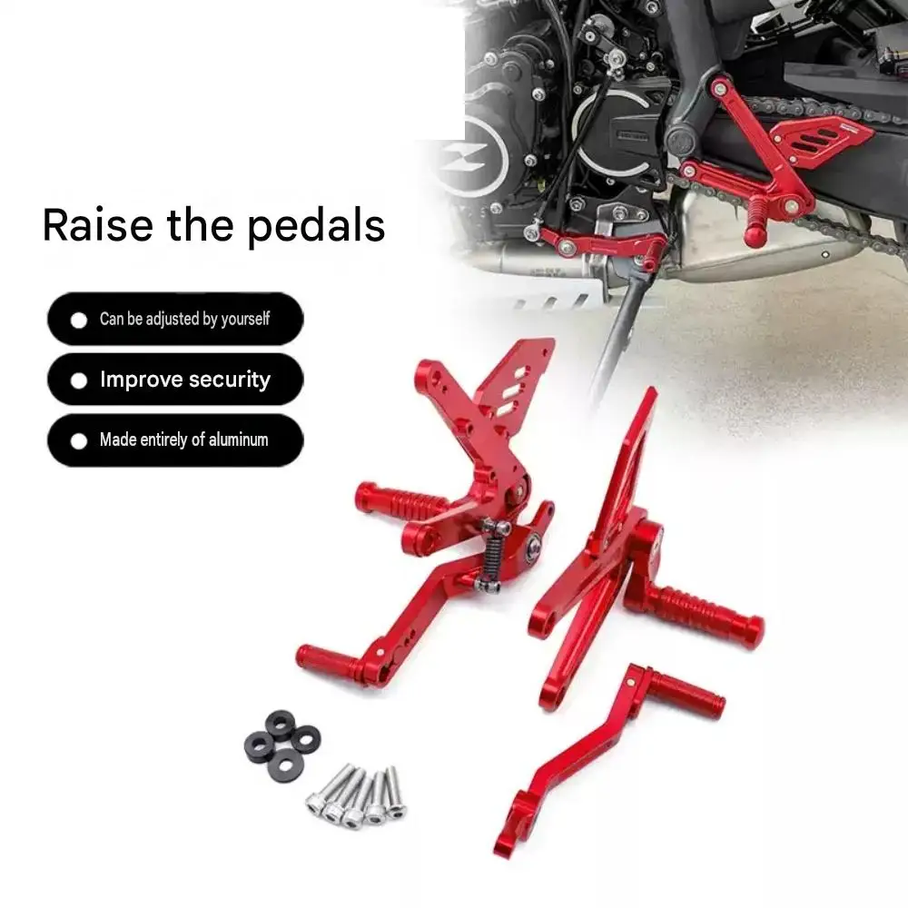 ZXMOTO 500F Performance Rearset Assembly – Adjustable height, non-destructive installation; a high-quality, practical upgrade.