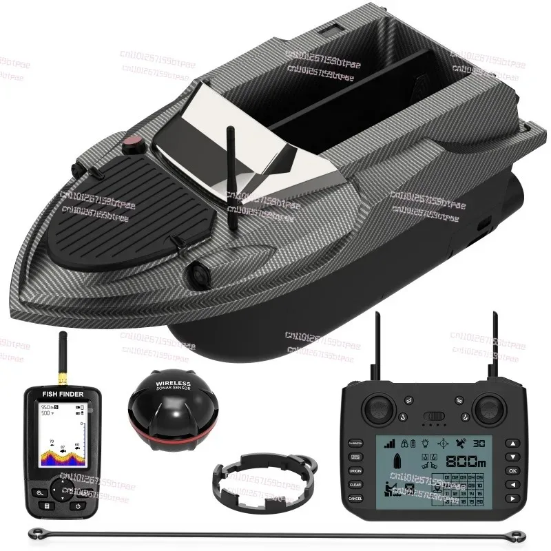 One-Key Net Pulling Boat 180 Positioning  New Model Nesting Boat 12V High-Speed Remote Control Bait Boat