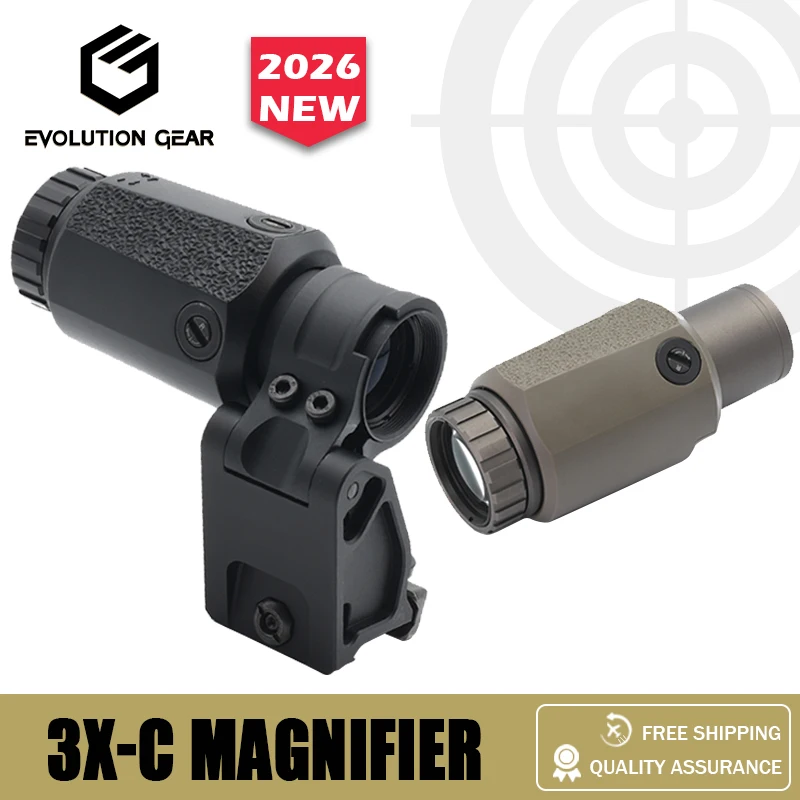 

3X-C 3X Magnifier Sight with UN FTC Magnifier Mount 2.26 2.91 inch Height LEAP 06 Mount for Hunting