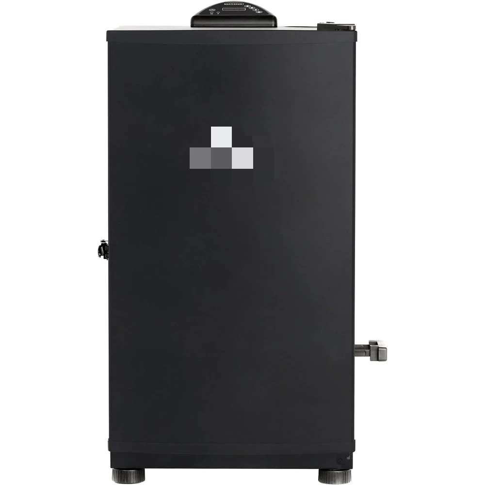 40-inch Digital Electric Vertical BBQ Smoker with Side Wood Chip Loader, Chrome Smoking Racks and 970 Cooking Square