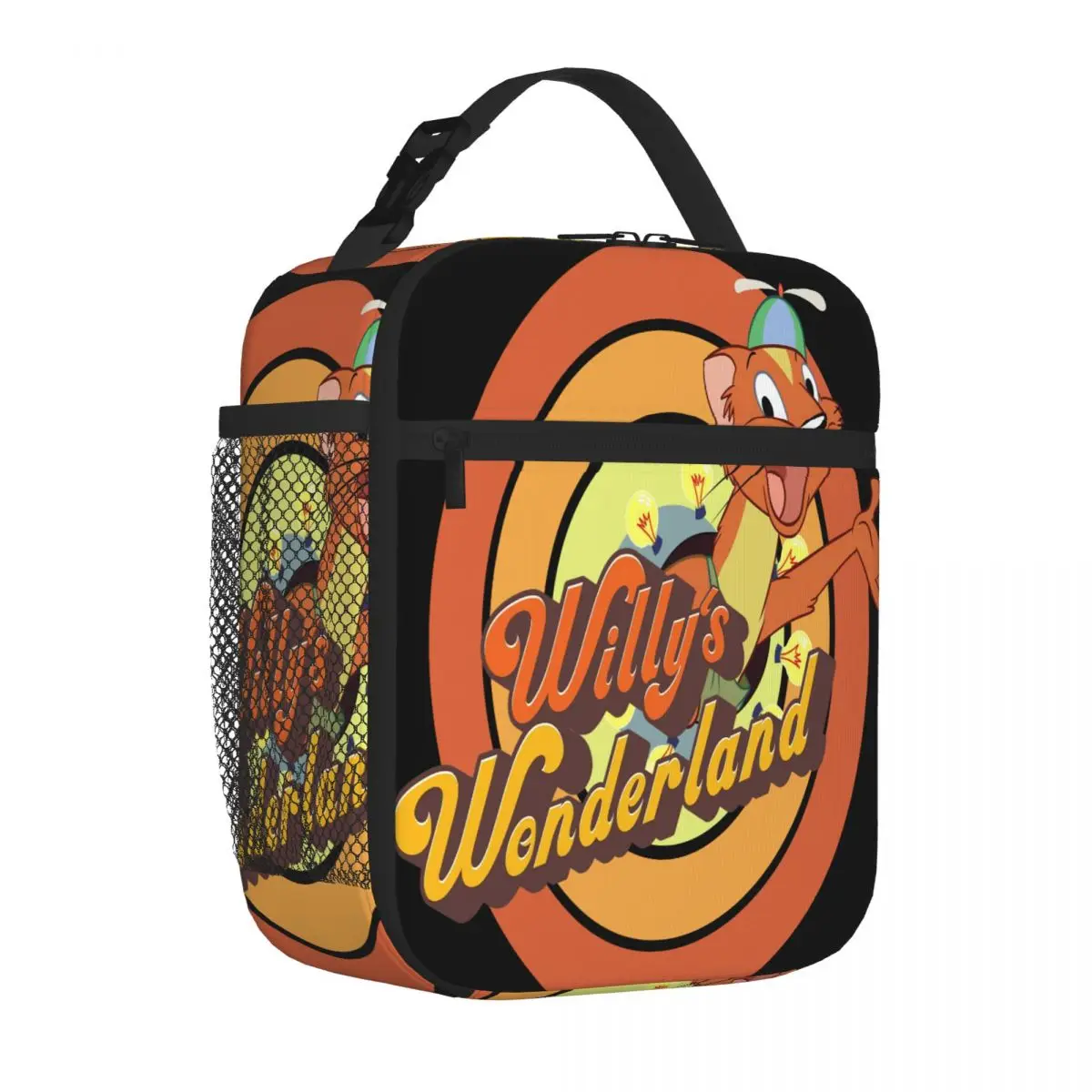 Hot Sale Willys Wonderland Idea For Fan Light Sweet Style Lunch Carrier Baby Feeding Nylon Lunch Bag