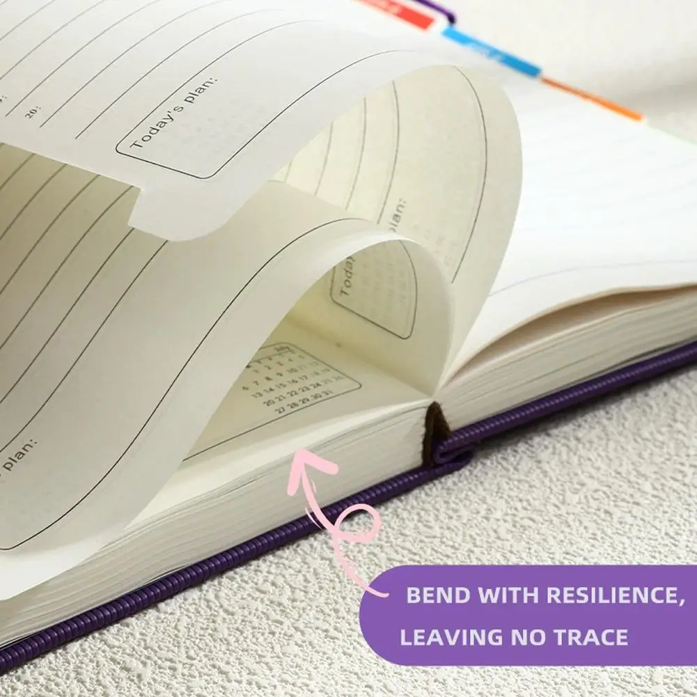 

Блокнот-планировщик на 2026 год, ежедневный еженедельный ежемесячный календарь, канцелярские принадлежности, минималистичный блокнот в форме полосы, офисные канцелярские принадлежности