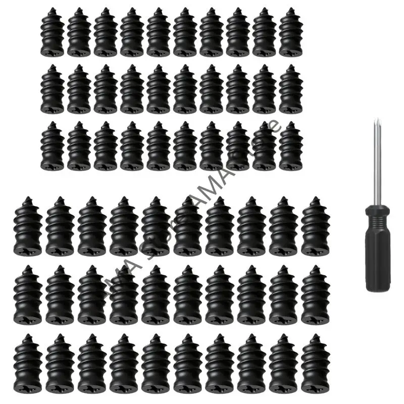 

X7JF Набор из 60 резиновых заглушек для ремонта шин, включая отвертку, для универсального применения в различных условиях