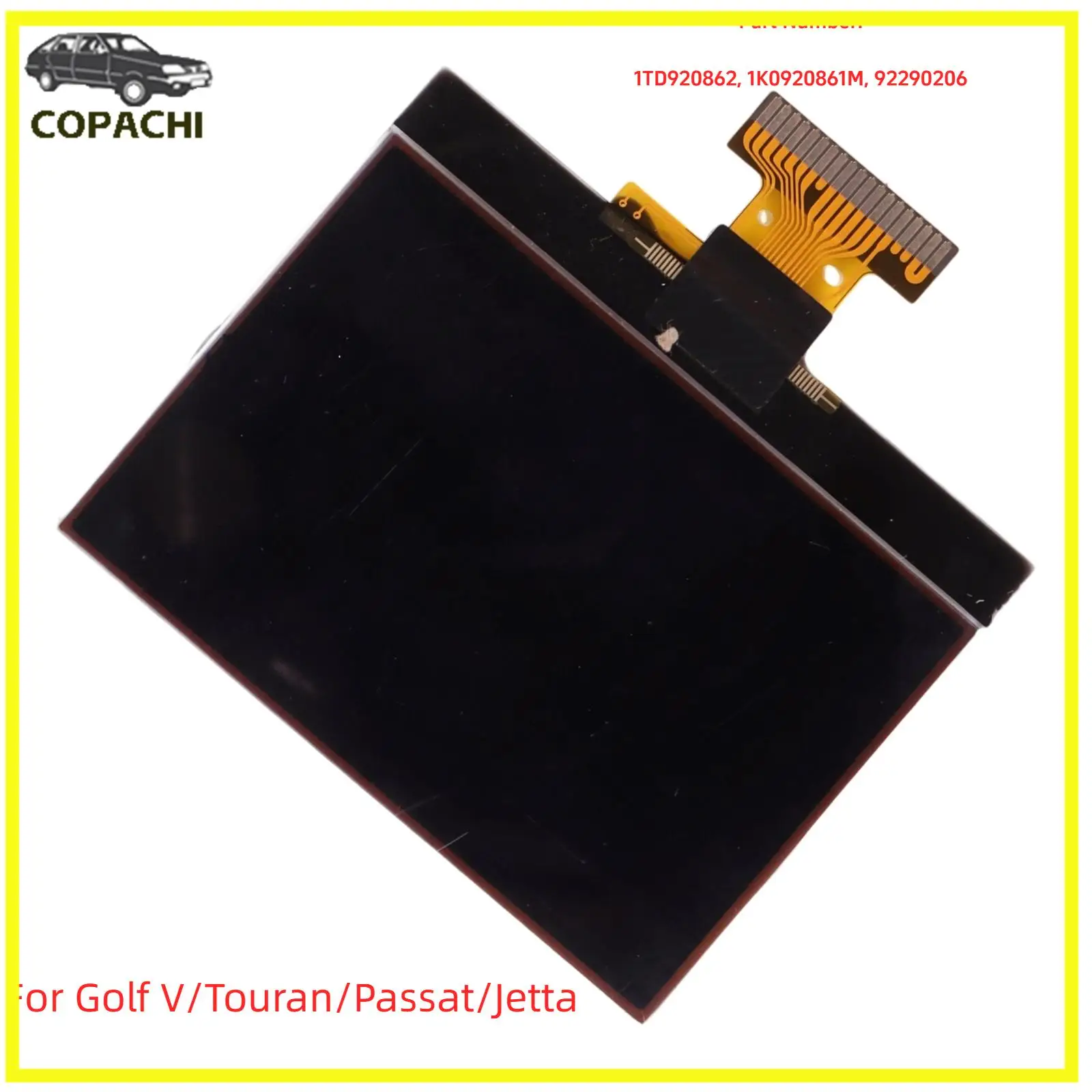 

LCD Display Screen Dashboard 1TD920862 1K0920861M 92290206 For Golf V/Touran/Passat/Jetta Interior Parts Car Instrument Panels