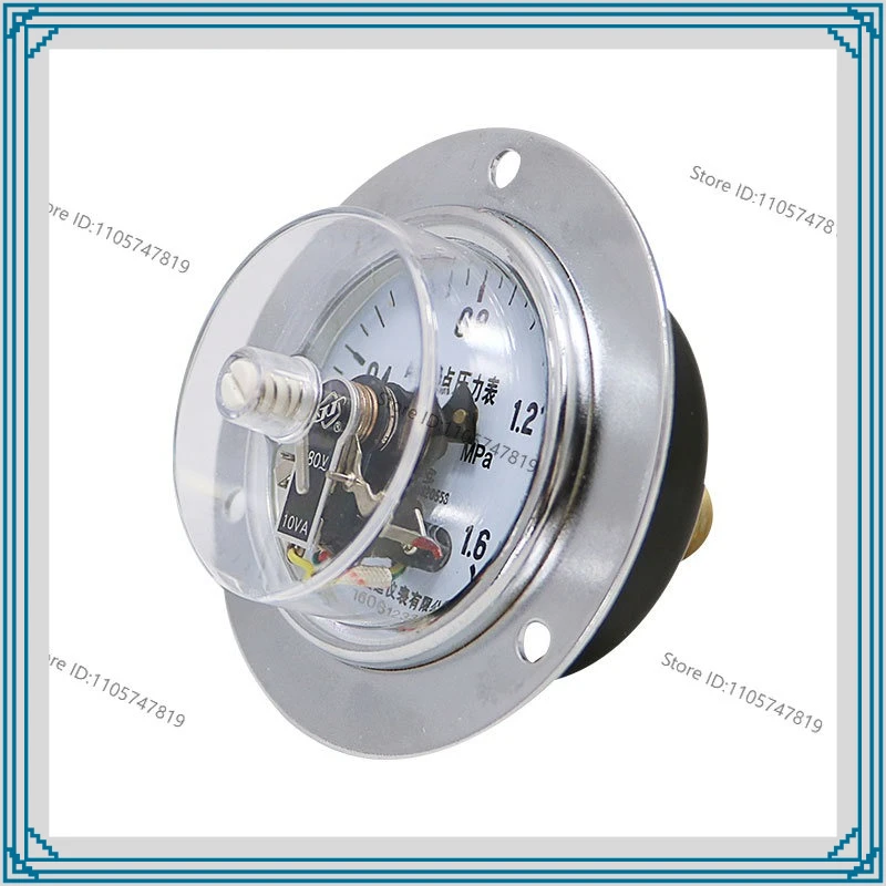 Electric contact pressure gauge YX60ZT axial edge vacuum gauge with upper and lower limit contact power of 10VA