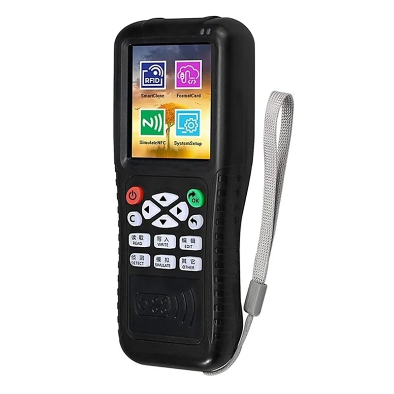 

Y45A-X100 RFID NFC Считыватель смарт-карт Писатель + 5XUID Брелок RFID Дубликатор ID IC Card Программатор Зашифрованный ключ Копировальный аппарат