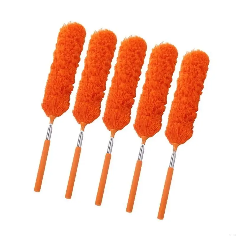 

Adjustable Length Duster Bendable Fiber Head Extendable Long Handle Reaches High Corner And Narrow Gaps Efficiently B95B