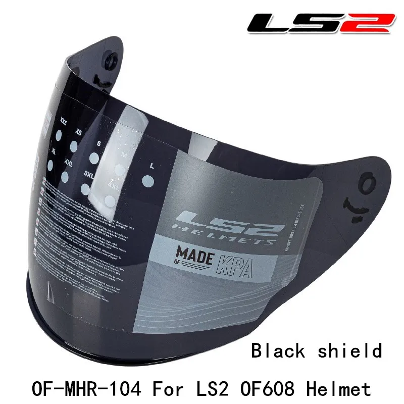 OF-MHR-104 shield for LS2 OF608 helmet replacement helmet glass original LS2 shield