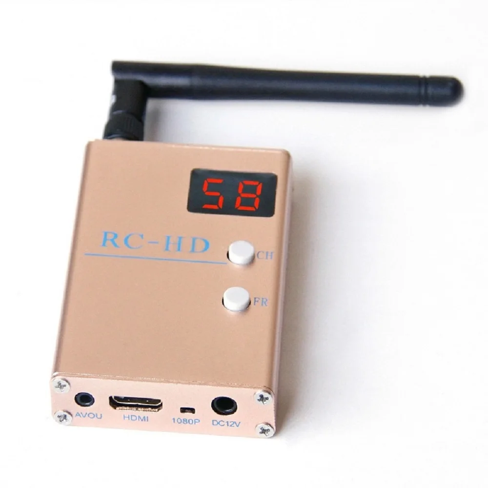 5.8G 5.8GHz 48CH 48채널 RC832HD RC-HD 수신기 HDMI (A/V 및 전원 케이블 포함) 쿼드콥터 F450 S500 S550 RC832용
