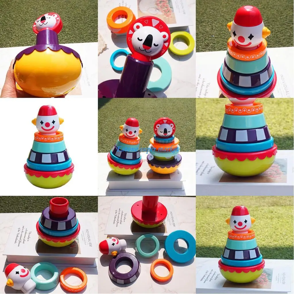 090B Stapelspielzeug, Aktivitätsspielzeug für die frühe Entwicklung, Jenta-Tower, tolles Geschenk für Grundschulkinder