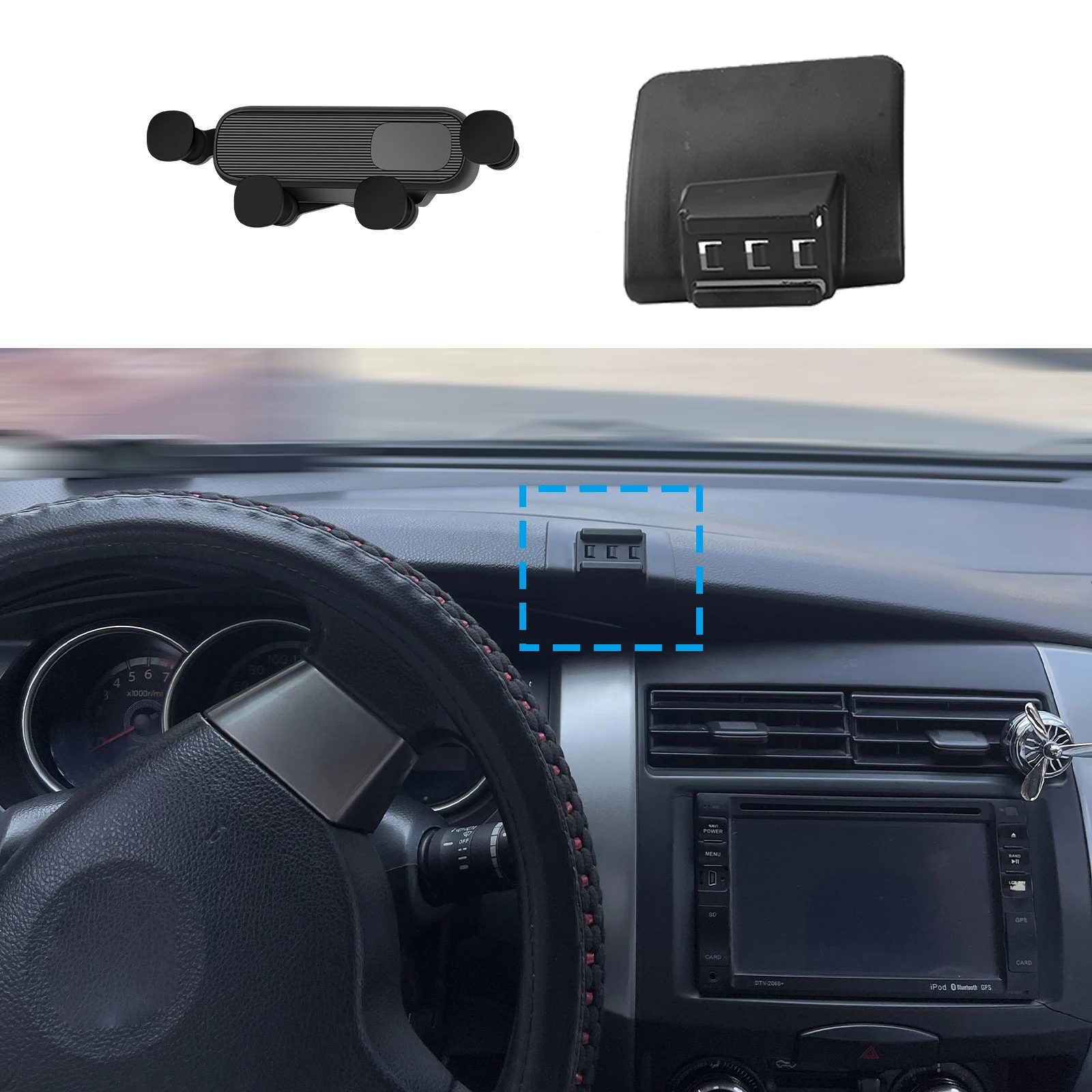 

for Nissan Livina Geniss 2007 2008 2009 2010 2011 2012 2013 2014 2015 Car Mobile Phone Holder Stand Auto GPS Bracket Navigation