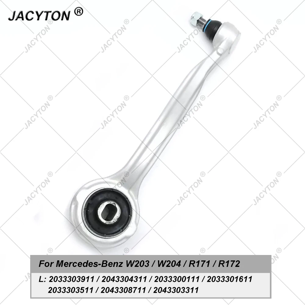 JACYTON Front Lower Suspension Bend Control Arm For Mercedes Benz C Class W203 W204 SLK R171 R172 2033303911 2033304011