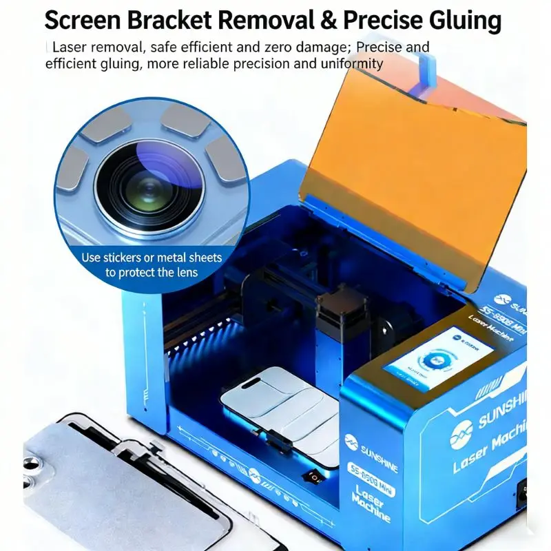 iPhone Repair Laser Remover Machine for Screen Middle Frame Bracket & Back Glass Disassembly
